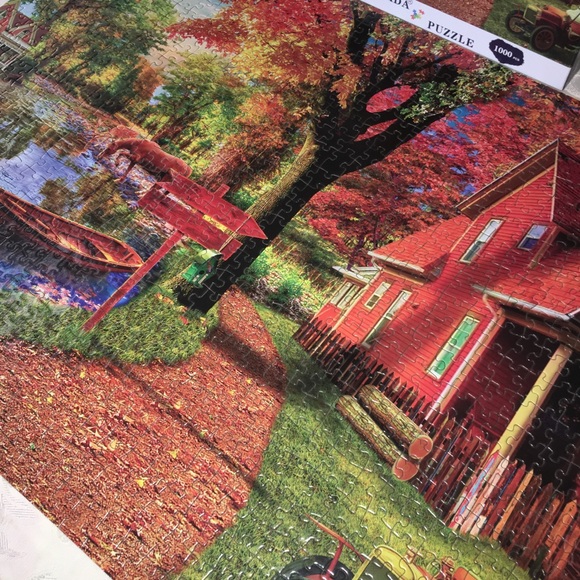 Autumn village 1000 piece jigsaw puzzle - Picture 6 of 6